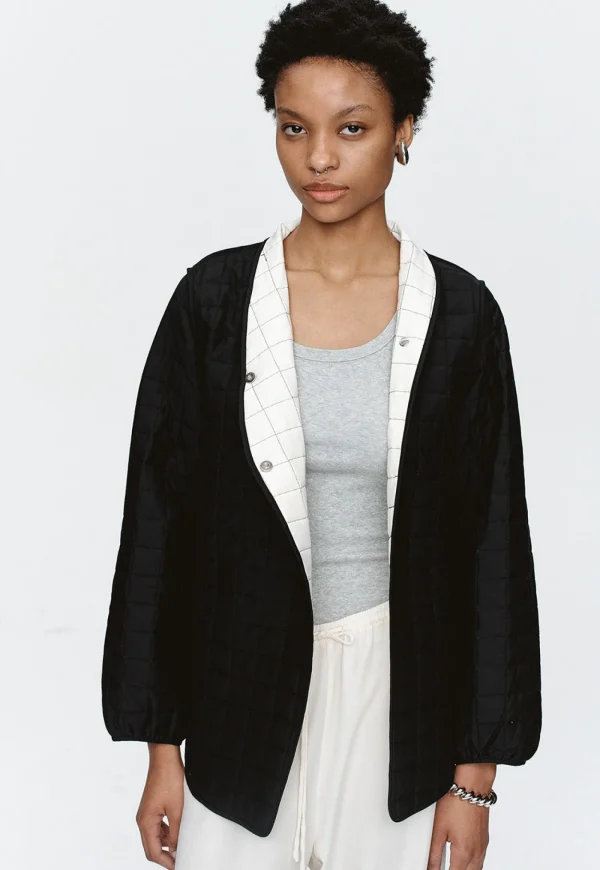 Clearance Agnes Jacket - Black/Ivory Women Blazers & Jackets