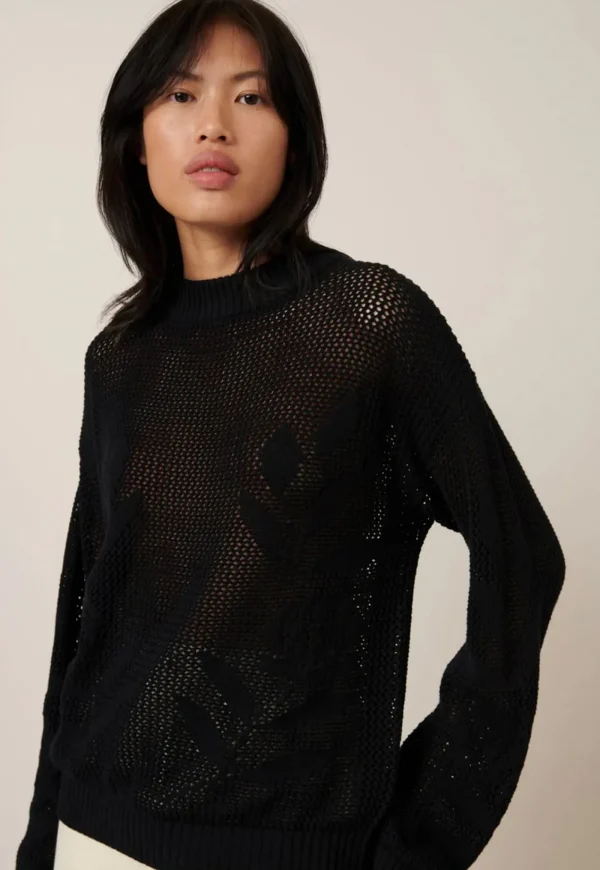 Online Amalie Crew - Black Women Sweaters & Hoodies