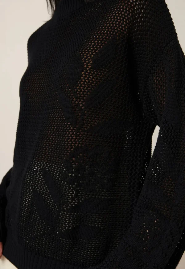 Online Amalie Crew - Black Women Sweaters & Hoodies