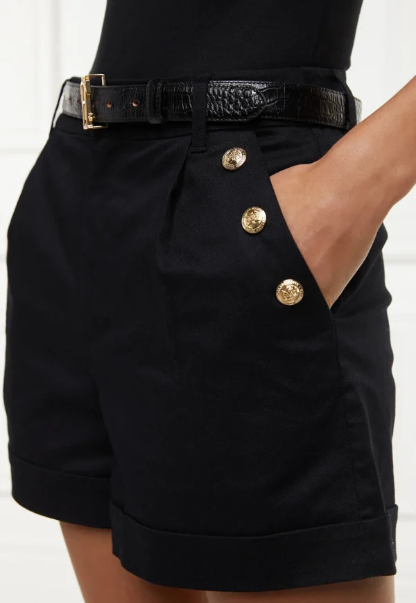 Outlet Amoria Tailored Short - Black Women Shorts