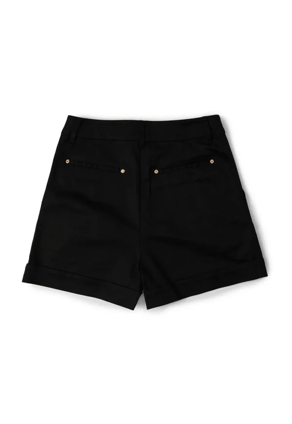 Outlet Amoria Tailored Short - Black Women Shorts