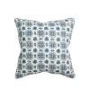 Sale Amreli Azure Linen Cushion 55x55cm Cushions & Throws