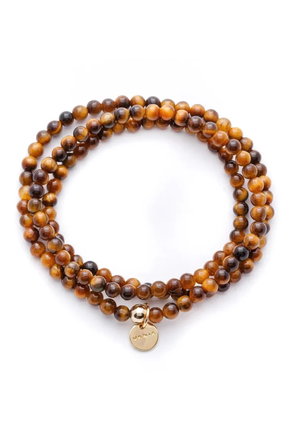 Online Amuleto Wrap Bracelet - Tigers Eye Women Jewellery | Jewellery
