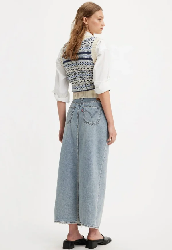 New Ankle Column Skirt - Please Hold Women Skirts | Denim