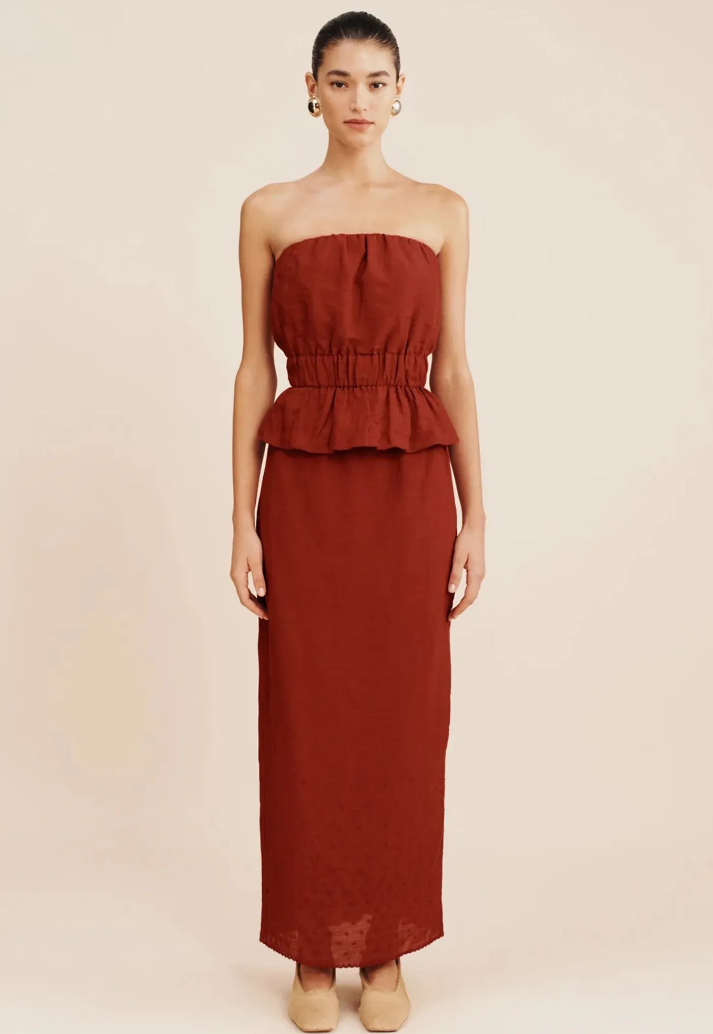 aurelia_skirt__merlot_0.webp Fashion Aurelia Skirt - Merlot Women Skirts