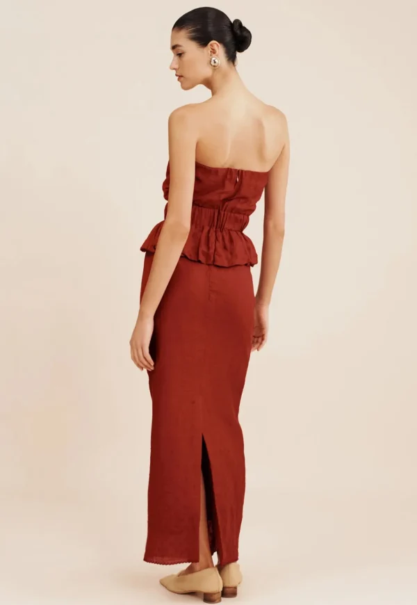 Fashion Aurelia Skirt - Merlot Women Skirts