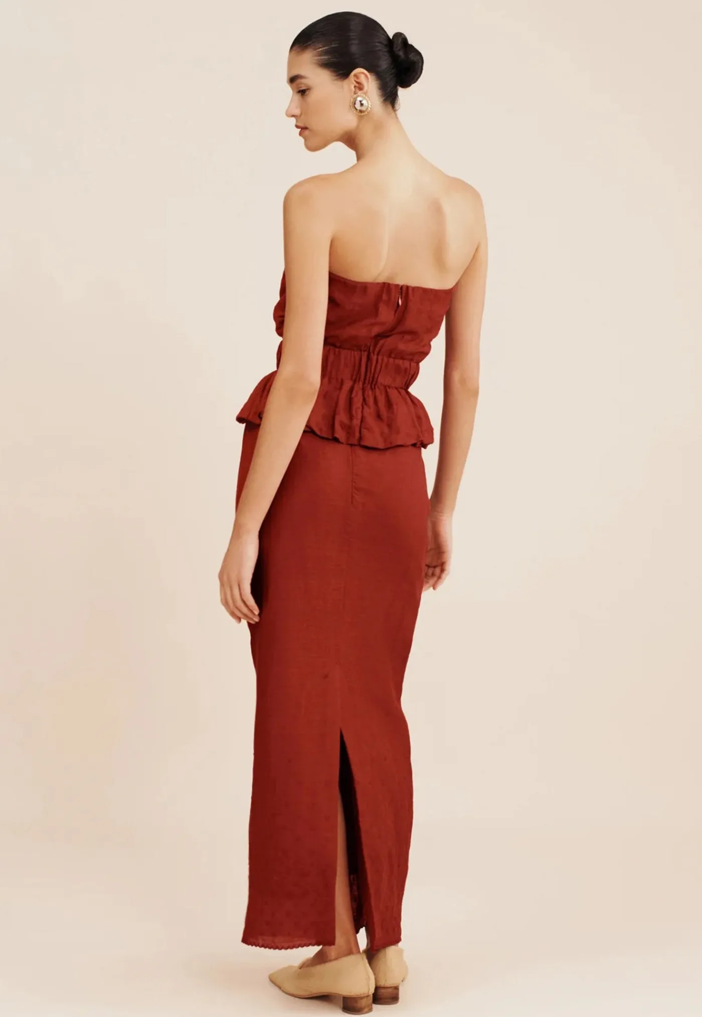 aurelia_skirt__merlot_3.webp Fashion Aurelia Skirt - Merlot Women Skirts