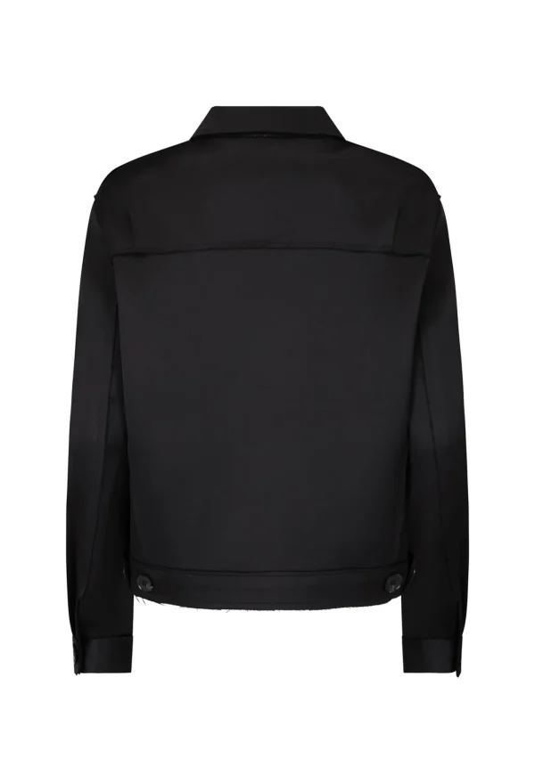 Hot Austin Jacket - Black Satin Women Blazers & Jackets