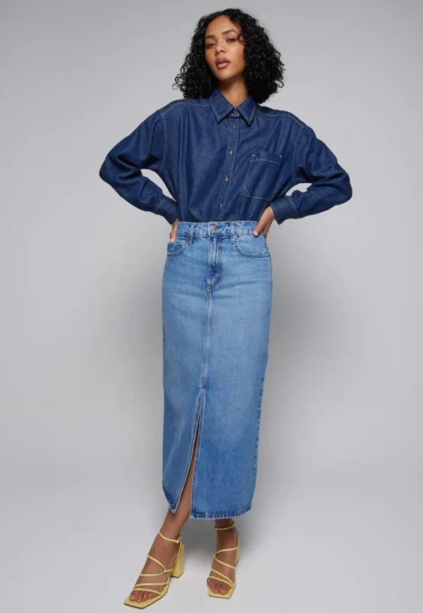 Online Avery Skirt - Revel Women Skirts | Denim