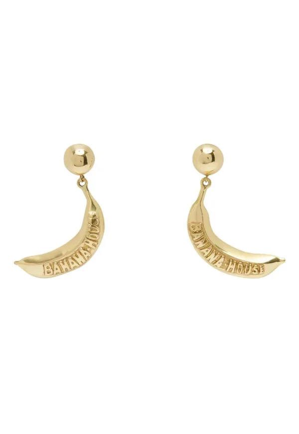 Discount Banana House Banana Earrings - Gold Women Jewellery | Jewellery