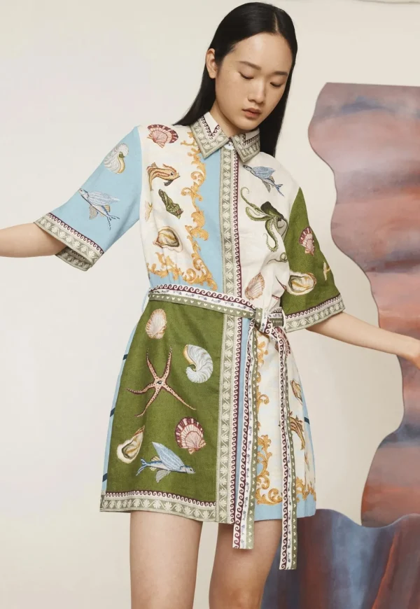 New Bath House Mini Dress - Multi Women Dresses