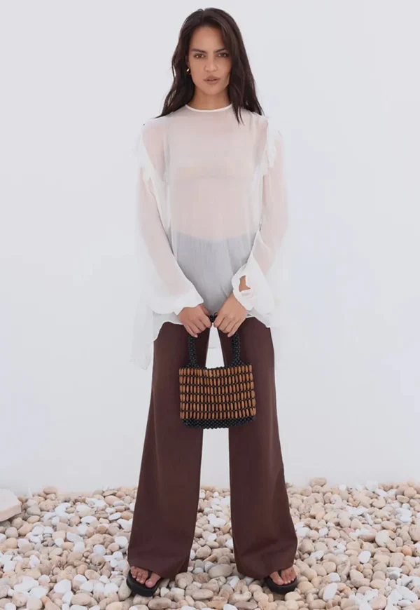 Outlet Beaded Bag - Black/Tan Women Bags | Bags