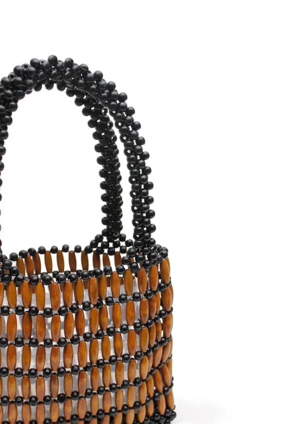 Outlet Beaded Bag - Black/Tan Women Bags | Bags
