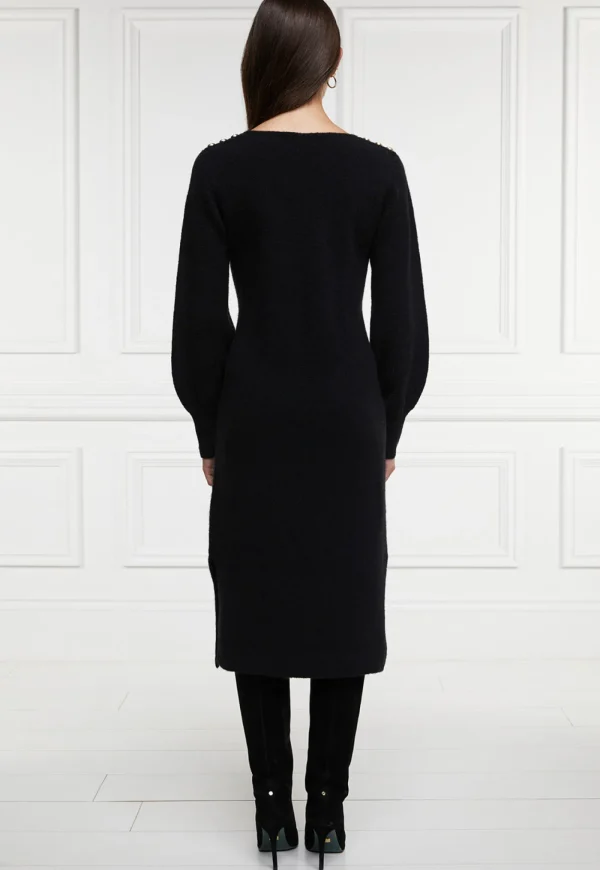Sale Berkeley V-Neck Dress - Black Women Dresses