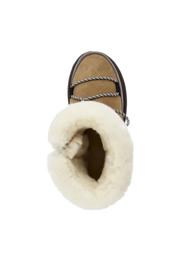 Best Blurred Sheepskin Boot - Chestnut Women Footwear | Boots