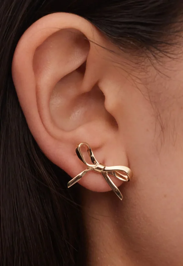 Fashion Bow Stud Earrings Medium Women Jewellery | Jewellery