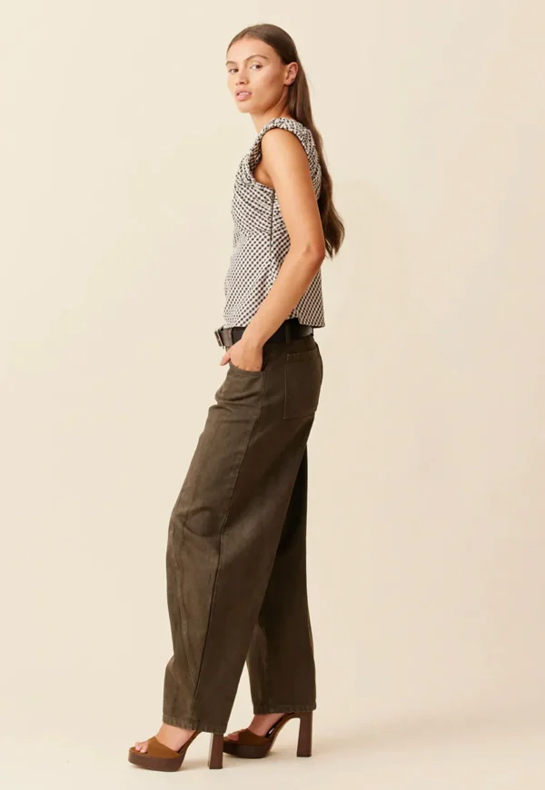 Outlet Buzz Jean - Khaki Women Denim