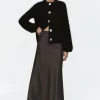 Online Cait Cardigan - Black Women Knitwear