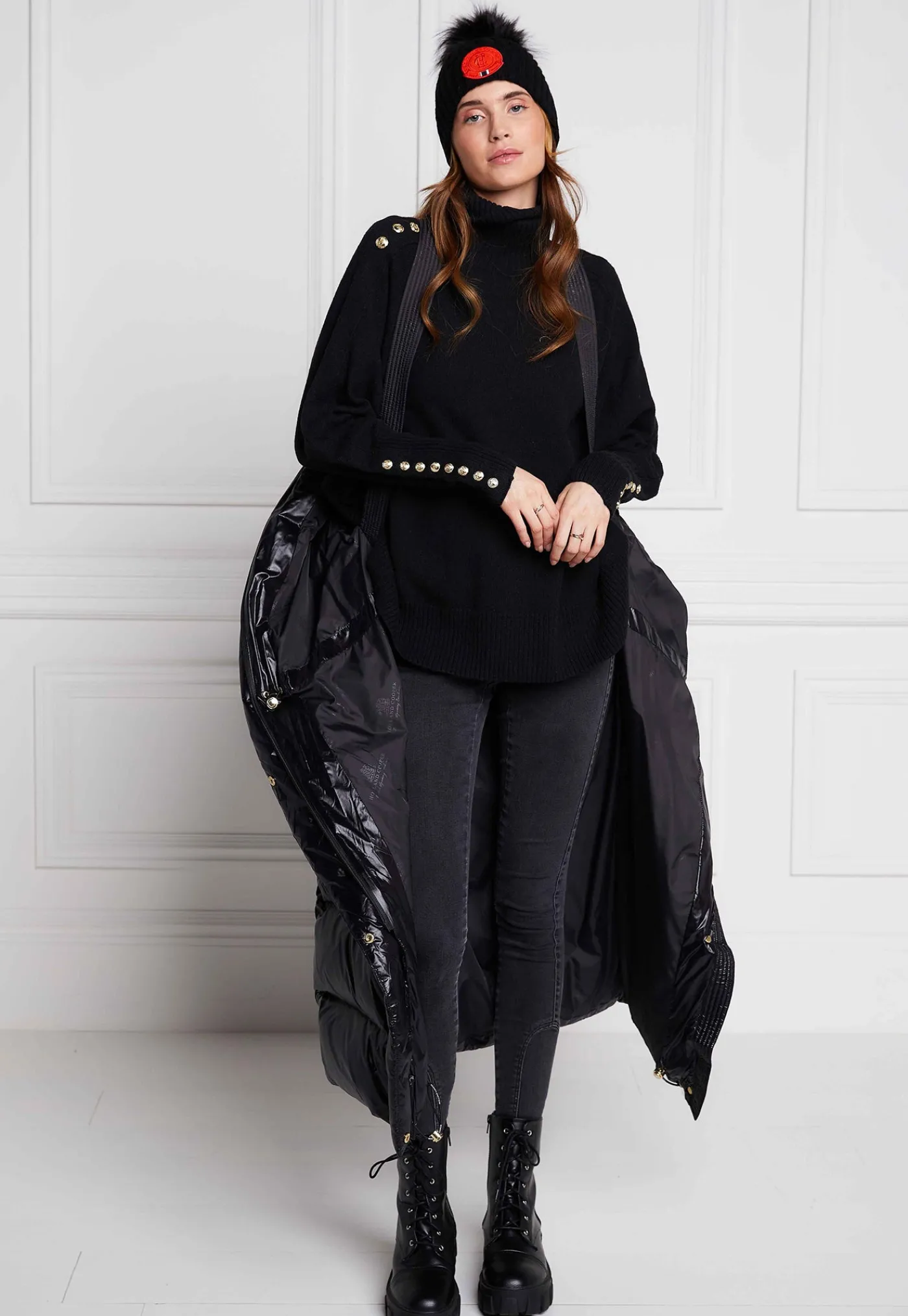 camden_longline_coat__bla_3.webp Outlet Camden Longline Coat - Black Women Coats