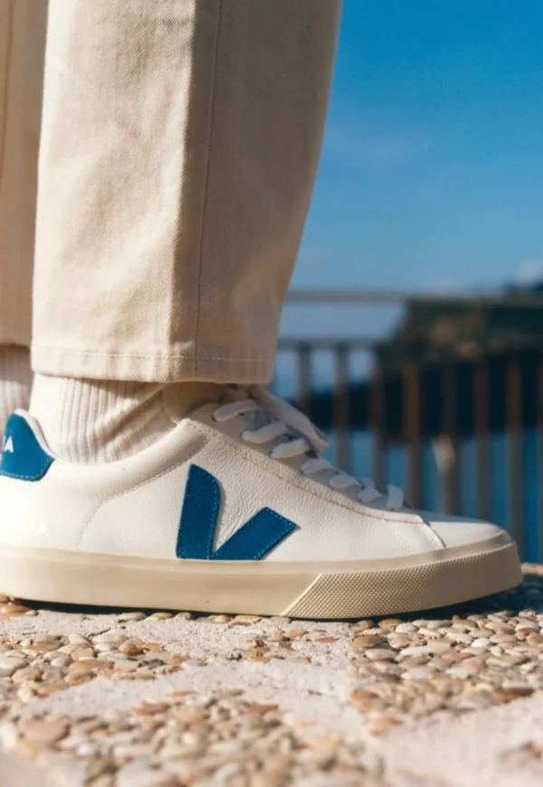 Clearance Campo Chrome Free - Extra White Swedish Blue Women Footwear | Sneakers