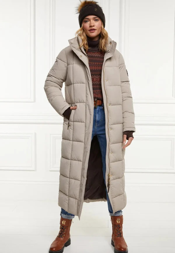 Online Carrington Longline Coat - Stone Women Coats