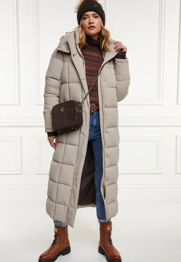 Online Carrington Longline Coat - Stone Women Coats