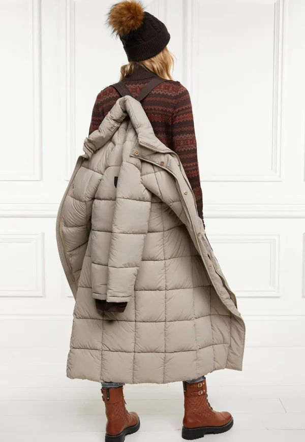 Online Carrington Longline Coat - Stone Women Coats