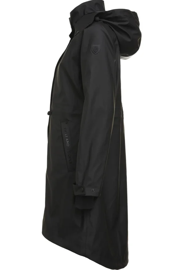 Outlet Chartwell Rain Parka - Black Women Blazers & Jackets
