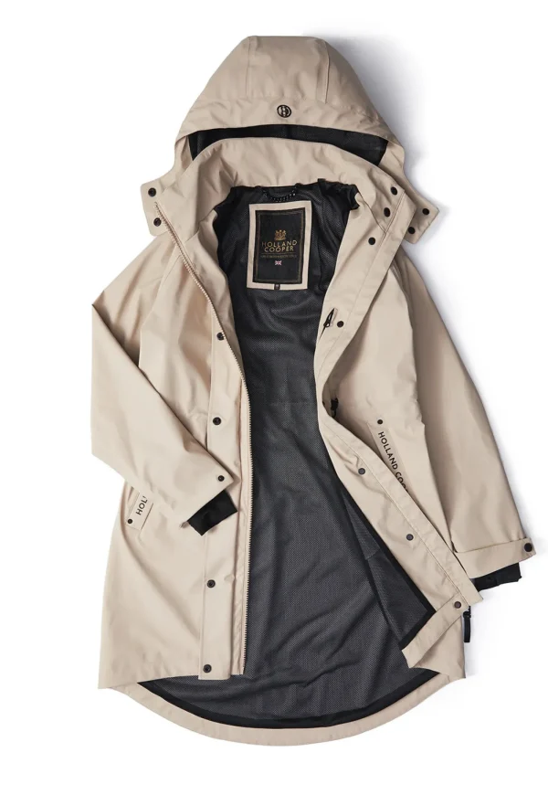 Online Chartwell Rain Parka - Stone Women Blazers & Jackets