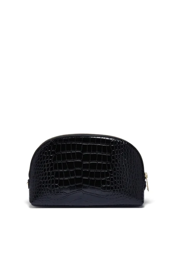 Fashion Chelsea Makeup Bag - Black Croc Women Bags | Bags
