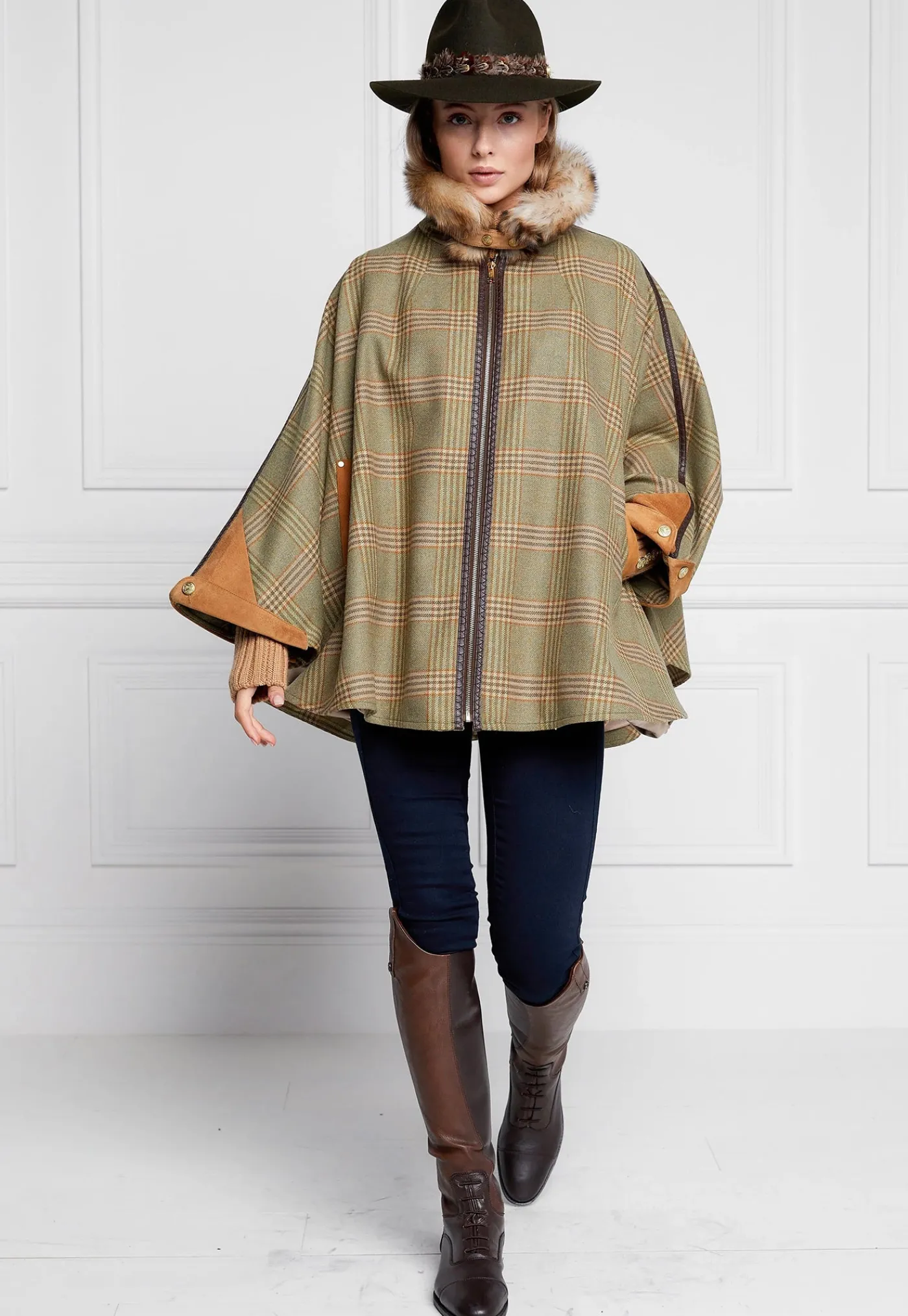 chiltern_cape__leveret_0.webp Clearance Chiltern Cape - Leveret Women Coats