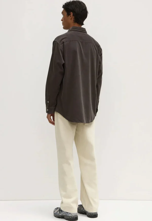Outlet Cord Long Sleeve Shirt - Washed Graphic Tee's And Shirts