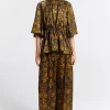 Best Curio Palazzo Pants - Navy/Antique Gold Women Pants