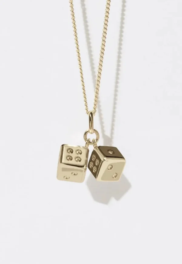Outlet Dice Charm Necklace Women Jewellery | Jewellery
