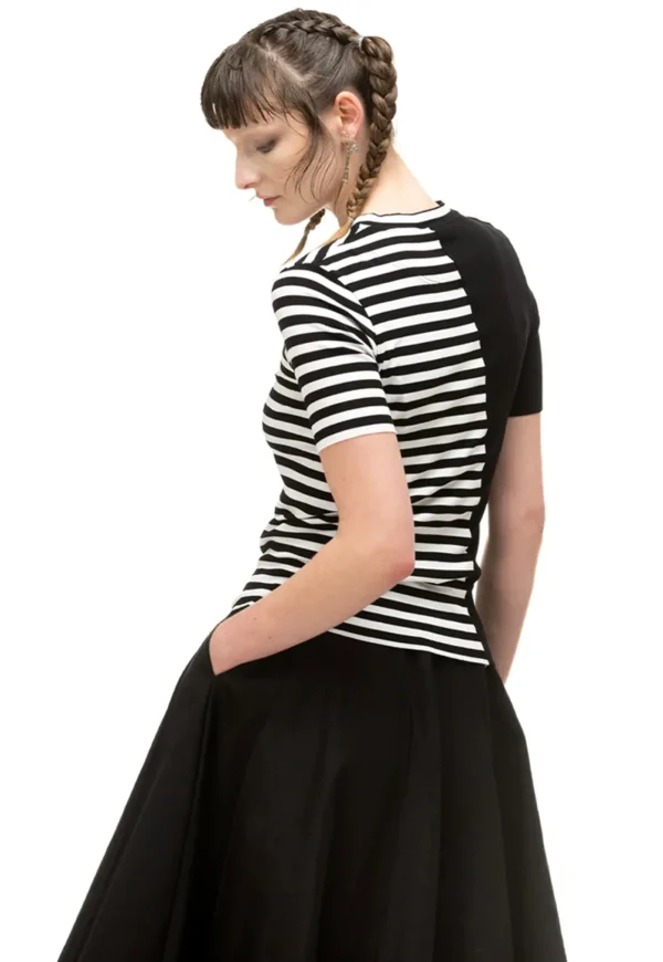 Clearance Divided Tee - Black Women Tops & Tees