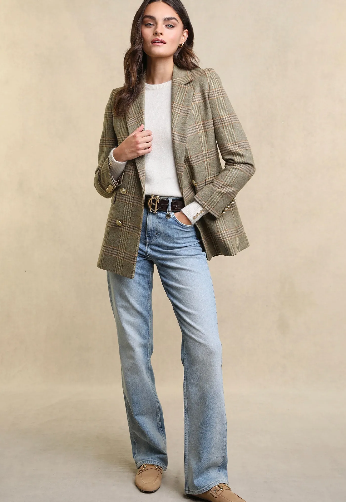 double_breasted_blazer__l_1.webp Fashion Double Breasted Blazer - Leveret Women Blazers & Jackets