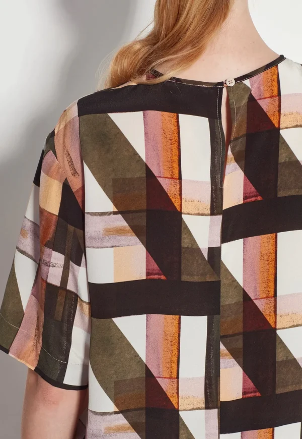 Online Drape T - Painterly Women Tops & Tees