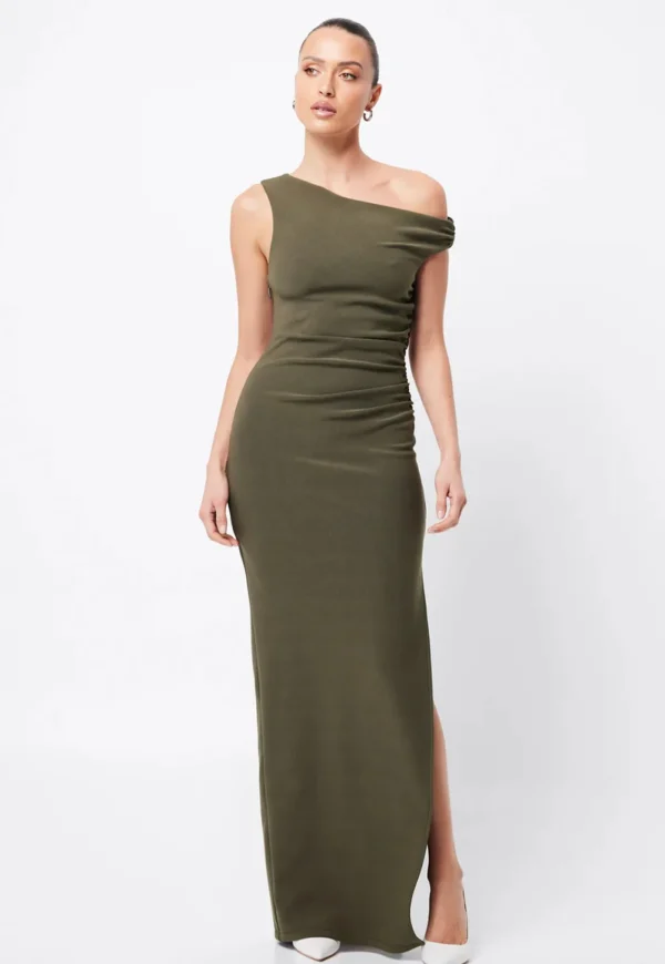 Clearance Elated Dress - Khaki Women Dresses