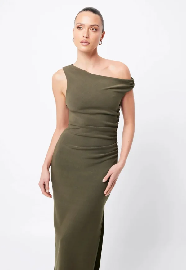 Clearance Elated Dress - Khaki Women Dresses