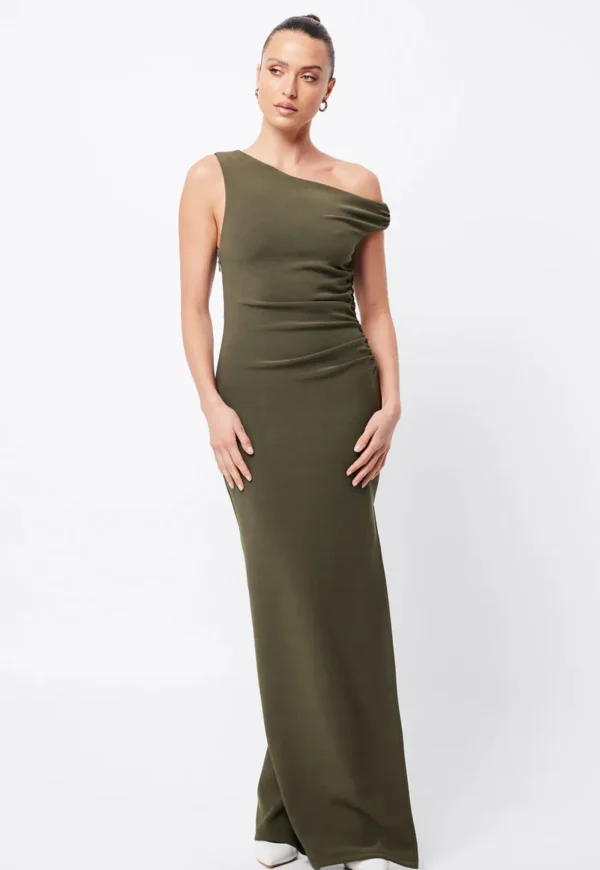 Clearance Elated Dress - Khaki Women Dresses