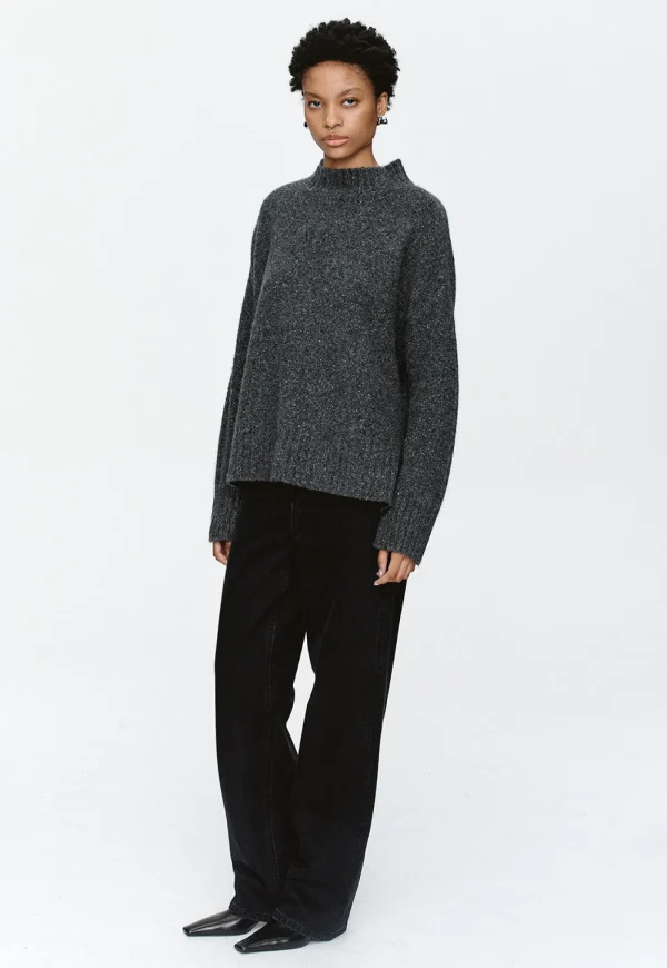 Clearance Eliza Jumper - Charcoal Women Knitwear