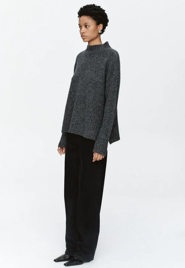 Clearance Eliza Jumper - Charcoal Women Knitwear