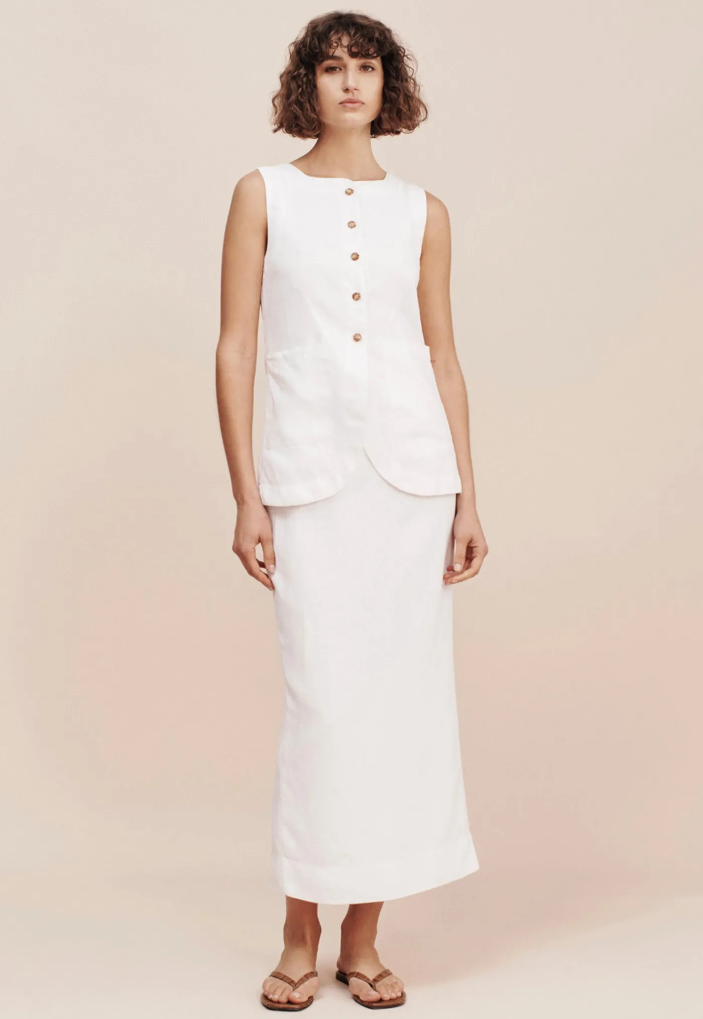 emma_pencil_skirt__ivory_1.webp New Emma Pencil Skirt - Ivory Women Skirts