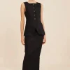 Discount Emma Vest - Black Women Tops & Tees