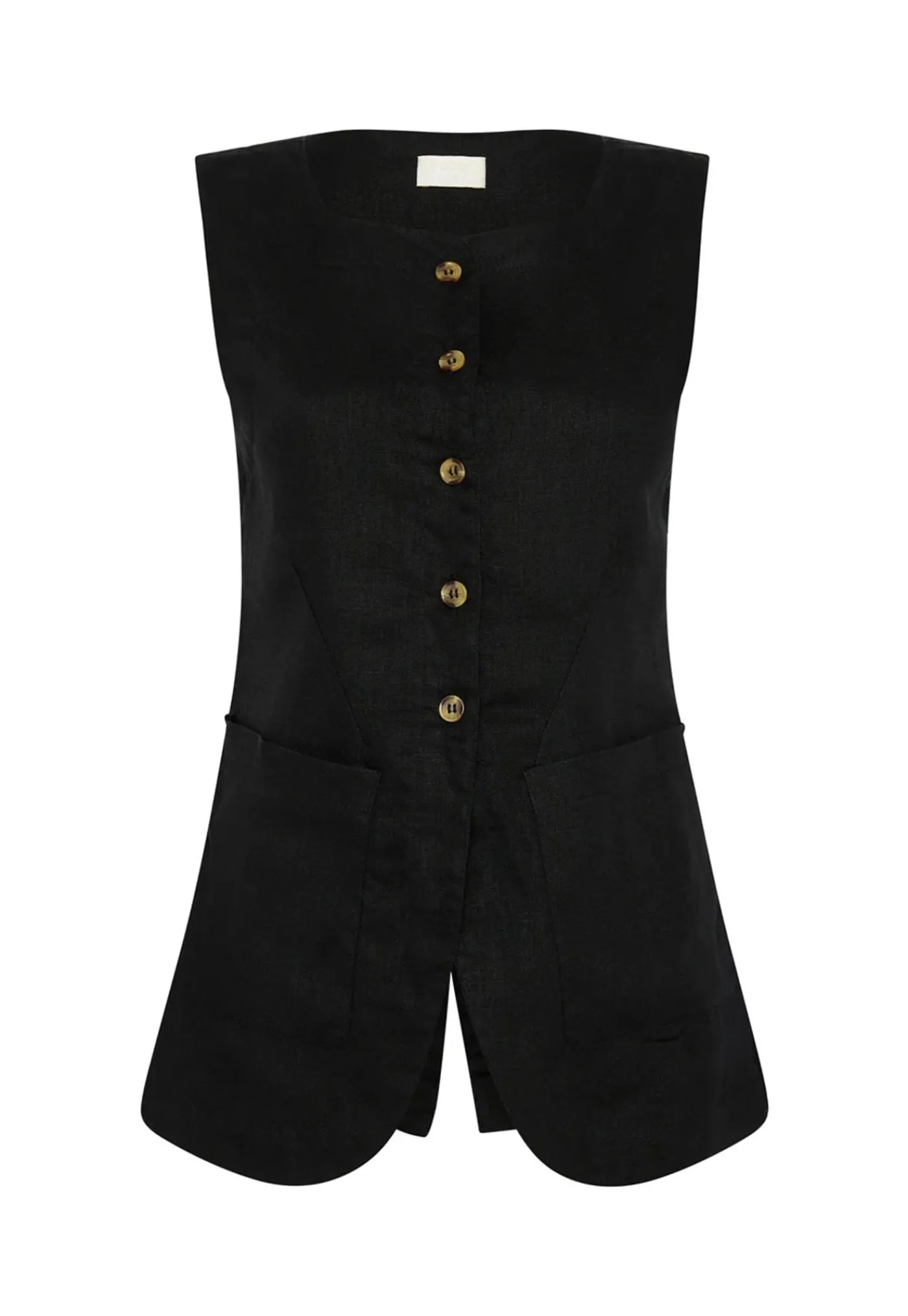 emma_vest__black_4.webp Discount Emma Vest - Black Women Tops & Tees