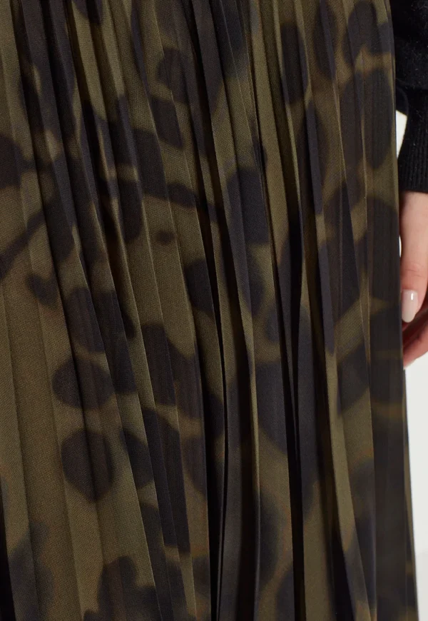 Clearance Evelyn Pleat Skirt - Midnight Flora Women Skirts