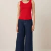 Online Everyday Singlet - Red Women Tops & Tees