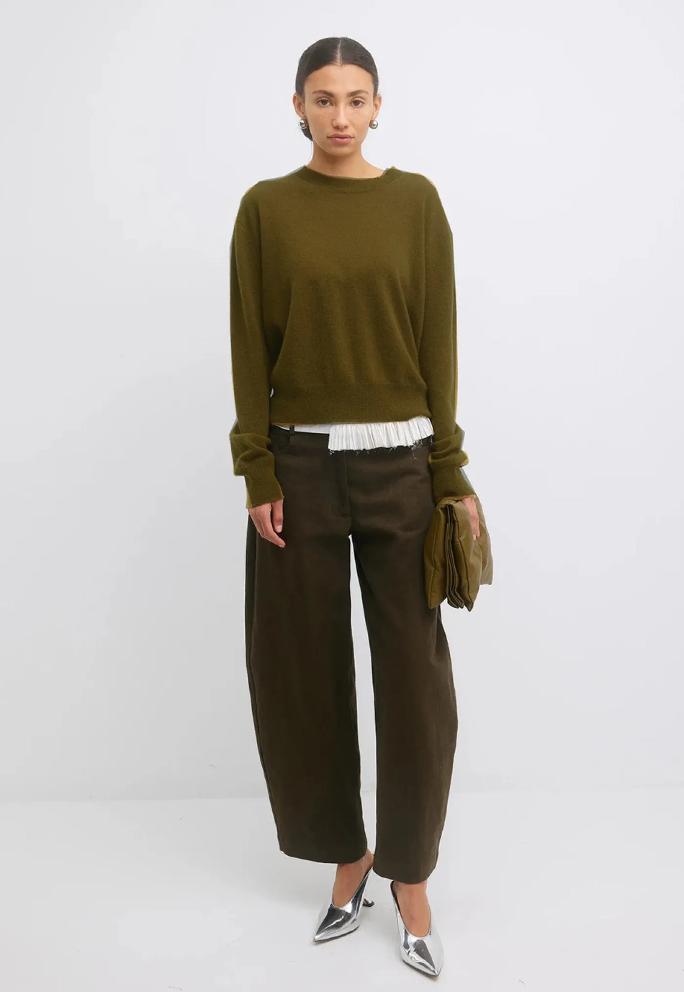 faron_jumper__olive_0.webp Online Faron Jumper - Olive Women Knitwear