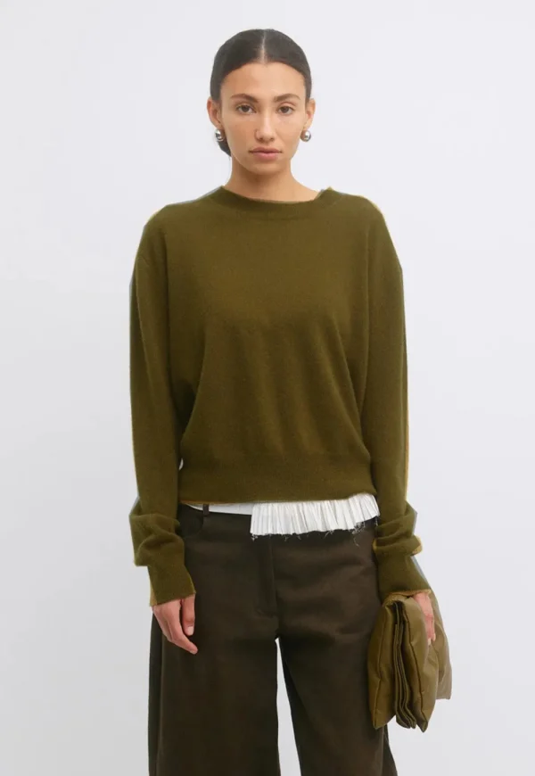 Online Faron Jumper - Olive Women Knitwear