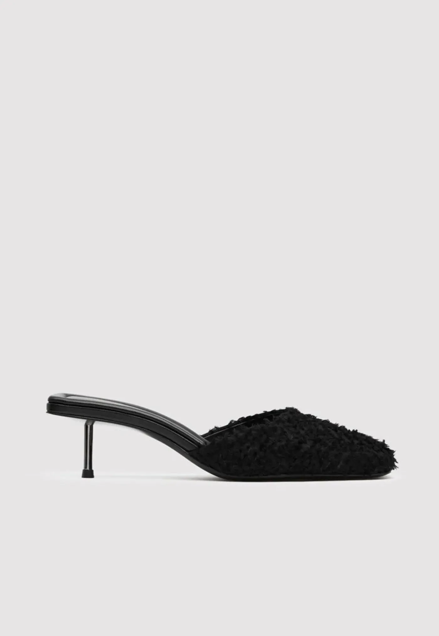 feathered_square_toe_heel_0.webp Best Feathered Square Toe Heel - Black Women Footwear | Heels